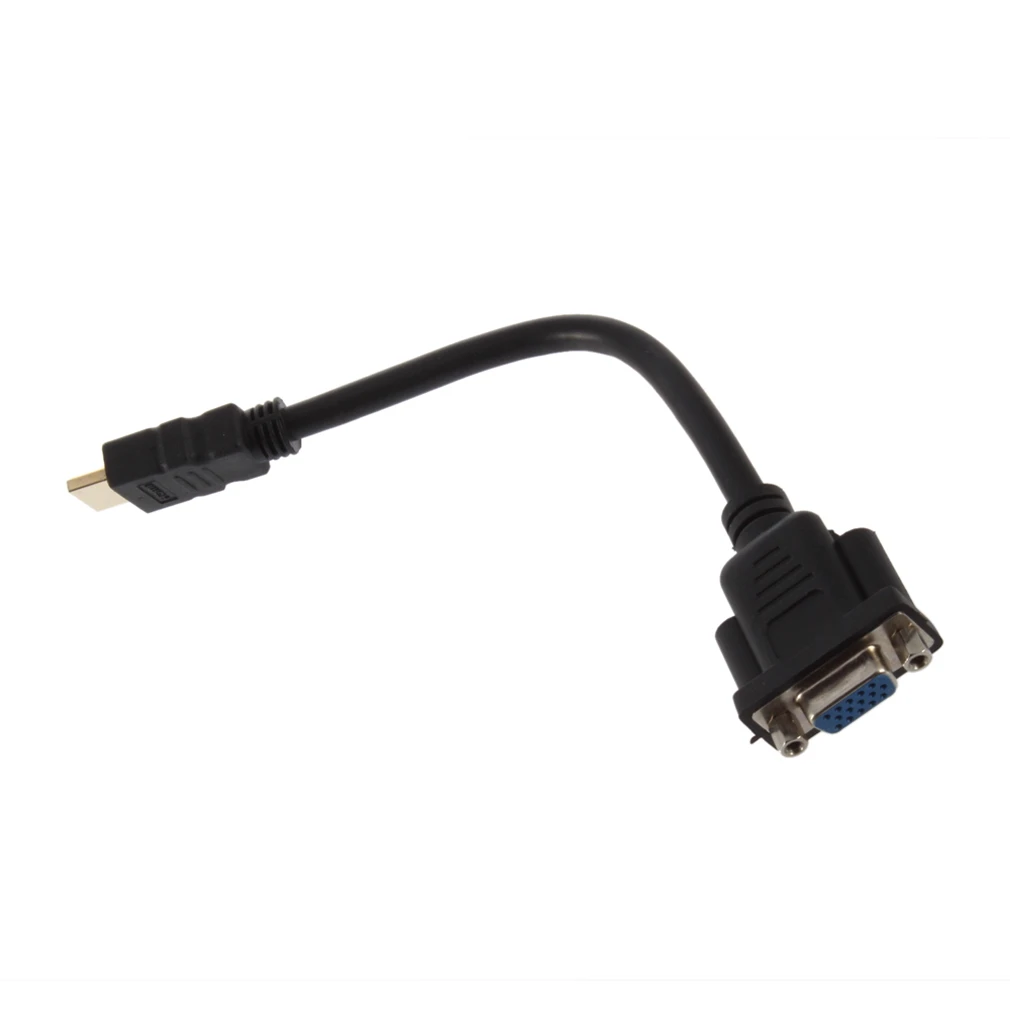 HDMI Male to VGA Female D-SUB 15 Pin M/F Connector Cable